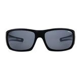 O'Neill Zepol Sunglasses Matte Black Silver Mirror Frame