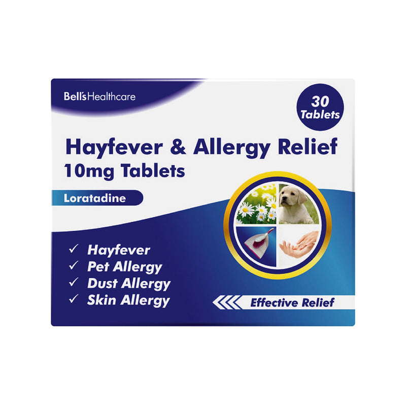 Bells hayfever relief tablets 10mg 30 count - British product