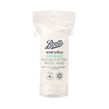 Boots Everyday Organic Round Cotton Wool Pads 50 Pads