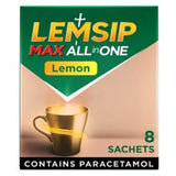 Lemsip Max All in One Lemon Flavour Sachets Cold Relief Medicine 8 Pack