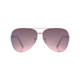 Boots Ladies Fashion Sunglasses Pink Semi-Rimless
