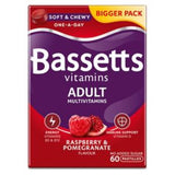 Bassetts Multivitamins Raspberry Pomegranate Flavour Soft Chewies Adult 60s