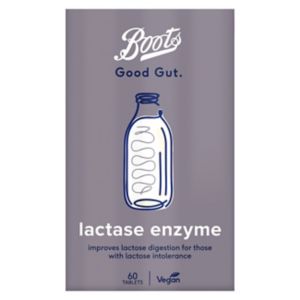 Boots Good Gut Lactase Enzyme Dietary Supplement 60 Tablets