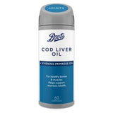 Boots cod liver oil evening primrose oil supplement 60 capsules - British product