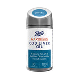 Boots Max Strength Cod Liver Oil 30 Capsules (1 month supply)