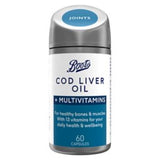 Boots Cod Liver Oil and Multivitamins Dietary Supplement 60 Capsules