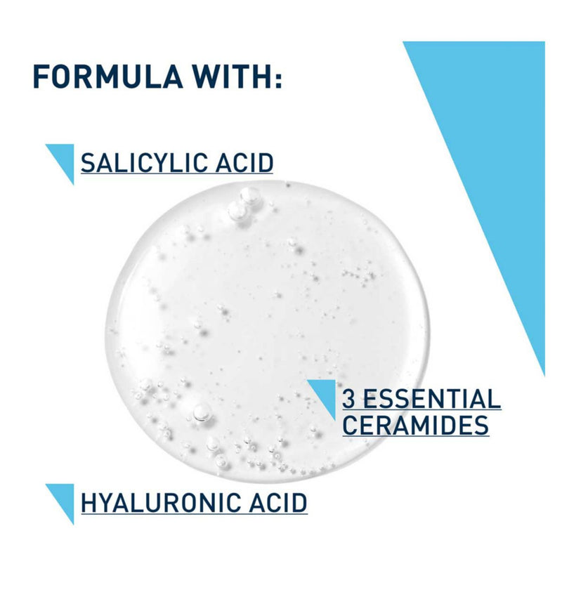 CeraVe SA Smoothing Cleanser with Salicylic Acid 236ml - British product
