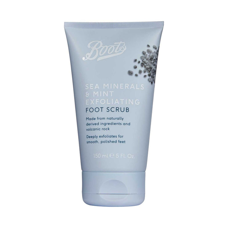 Boots Sea Minerals & Mint Foot Scrub 150ml - British product