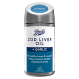 Boots Cod Liver Oil Garlic Food Supplement 60 Capsules