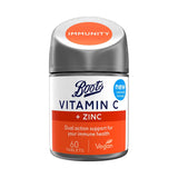 Boots Vitamin C and Zinc Immune Support Food Supplement 60 Tablets