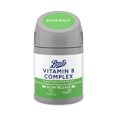 Boots Vitamin B Complex 90 Tablets Food Supplement 3 Months Supply