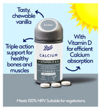 Boots Calcium chewable tablets vanilla 60 - British product