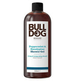 Bulldog Skincare Peppermint Eucalyptus Shower Gel for Men Natural Refreshing Mens Shower Gel 500 ml