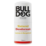 Bulldog Lemon & Bergamot Roll On Natural Deodorant For Men 75ml