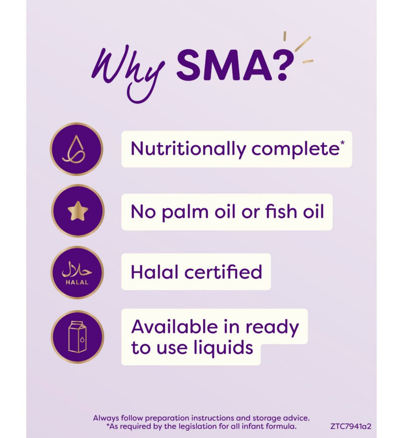 SMA First Infant Milk Ready-To-Use Formula 200ml (British brand)