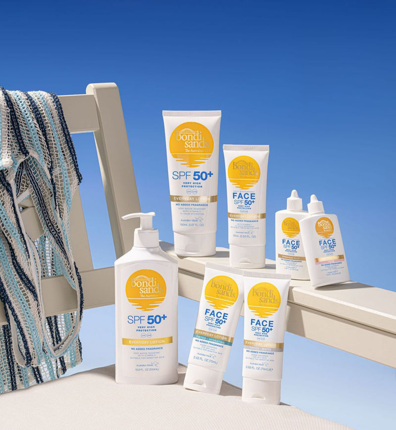 Bondi Sands Face Sunscreen Lotion Fragrance Free 75ml - British product