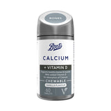 Boots Chewable Calcium Plus Vitamin D Vanilla Supplement 60 Tablets