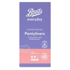 Boots everyday unwrapped normal liners 30 pack - British product
