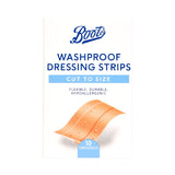 Boots Cut To Size Washproof Dressing Strips 10 Pack