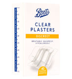 Boots Discreet Clear Plasters 40 Pack Multipack, UK version
