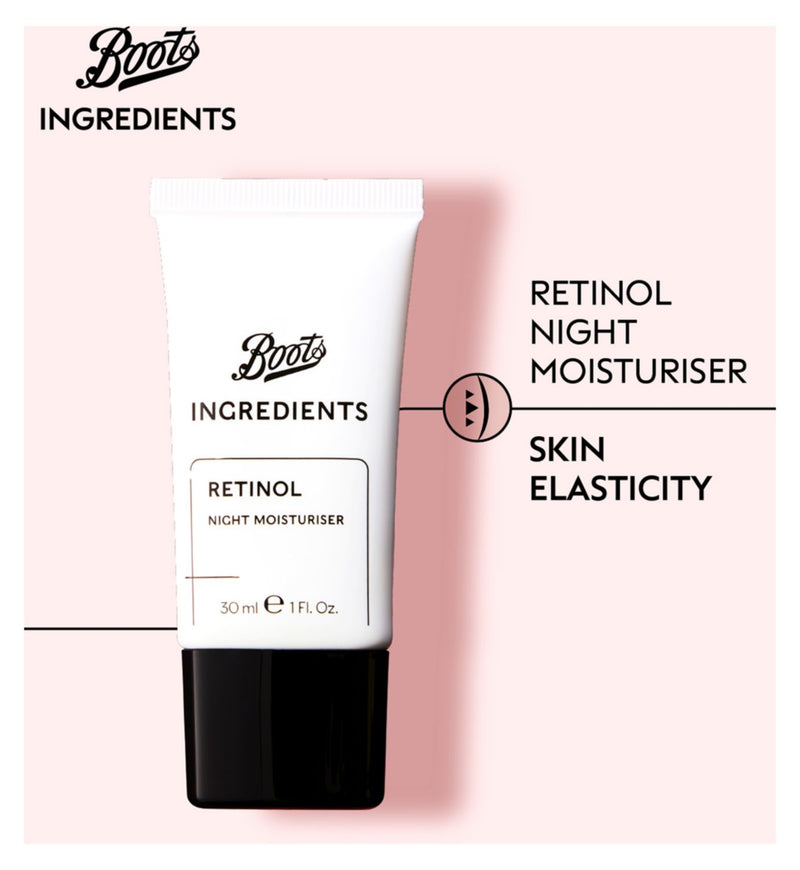 Boots Retinol Night Moisturiser 30ml - British product