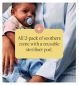Tommee Tippee Nighttime Soother Glow in Dark 2 Pack (British brand)