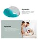 Babymoov head support pillow white organic cotton - British product