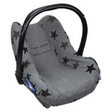 Dooky Universal Car Seat Cover Grey Stars - British product
