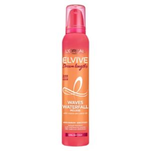 L'Oreal Paris Elvive Dream Lengths Waterfall Mousse Long Curly Hair 200ml