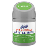 Boots Max Strength Gentle Iron 20mg 60 capsules - British product