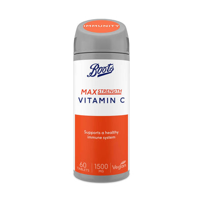 Boots Max Strength Vitamin C 1500mg 60 Tablets