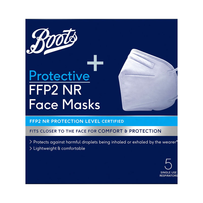 Boots Protective FFP2 Face Mask 5 Pack - British product