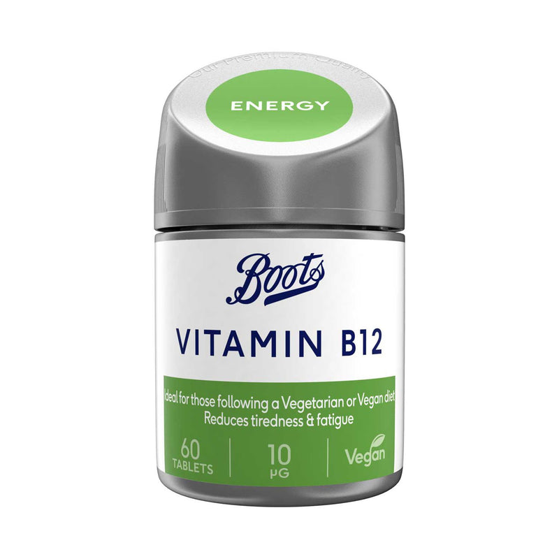 Boots Vitamin B12 Supplement 60 tablets - British product