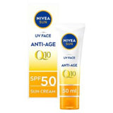 NIVEA sun cream Face Q10 SPF50 50ml, imported from the UK