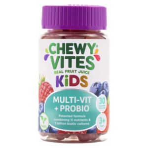 Chewy Vites kids multivitamin probiotic gummies 30 count (British brand)