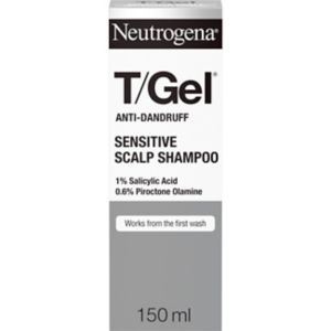 Neutrogena T Gel Anti Dandruff Shampoo Sensitive Scalp 150ml