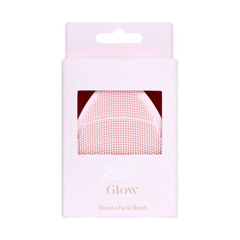 Boots Glow Silicone Facial Brush Cleansing Tool, imported from the UK