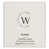 The White Collection Floral Candle 160g GOODS Boots