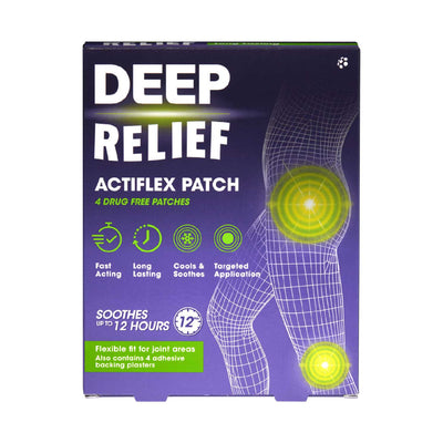 Deep Relief Actiflex Joint Patches 4 Pack