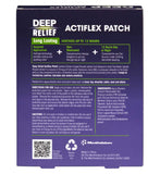 Deep Relief Actiflex joint pain relief patches 4 pack - British product