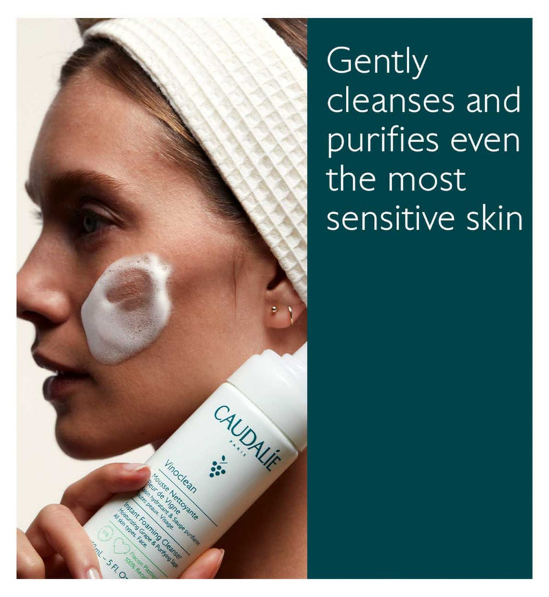 Caudalie Vinoclean Gentle Foam Cleanser 150ml - British product