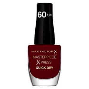Max Factor Quick Dry Nail Polish Mellow Merlot, imported from the UK