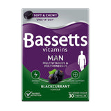 Bassetts Vitamins Man Blackcurrant pastilles 30 - British product