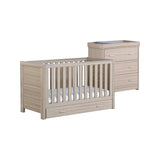 Babymore Luno 2 Piece Nursery Furniture Set Oak