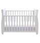 Babymore Eva Sleigh Cot Bed Dropside Grey - British product