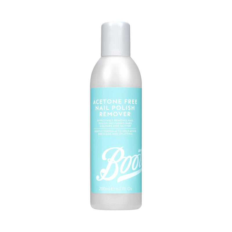 Boots Acetone Free Nail Polish Remover 200ml - British product
