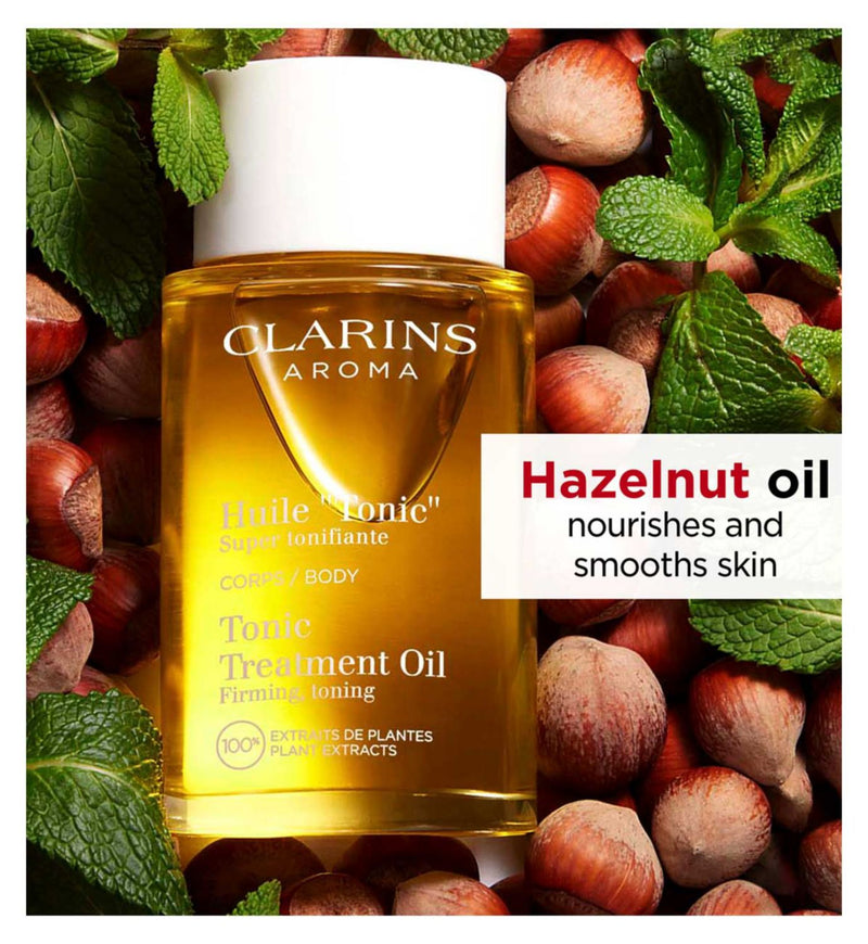 Clarins Tonic Body Treatment Oil 100ml, imported from the UK