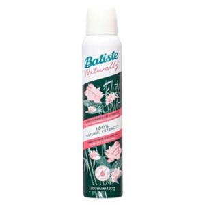 Batiste Naturally Dry Shampoo Bamboo Fibre & Gardenia 200ml - British product