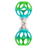 Bright Starts Oball Shaker Toy Baby Rattle Beads Handle Size One Piece