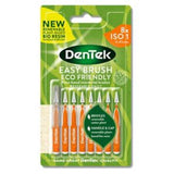 DenTek ECO Easy Brush Interdental Brush Mint 8 Pack - British product